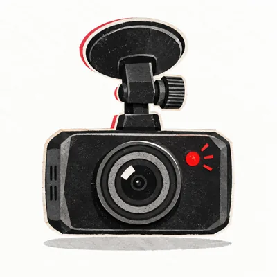 Illustration of a generic dashboard camera